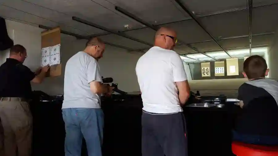 Our Sub 12ft lb rifle range is the most popular range we have with automated target recalls and refreshments close to hand