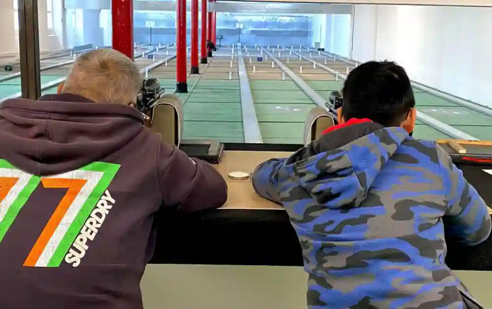 Our Sub 12ft lb rifle range is the most popular range we have with automated target recalls and refreshments close to hand